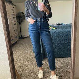 Madewell high rise mom jeans